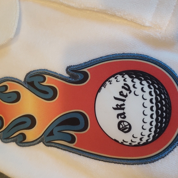 Oakley Flame Terry Short Sleeve Polo Men's size Medium - Picture 3 of 13